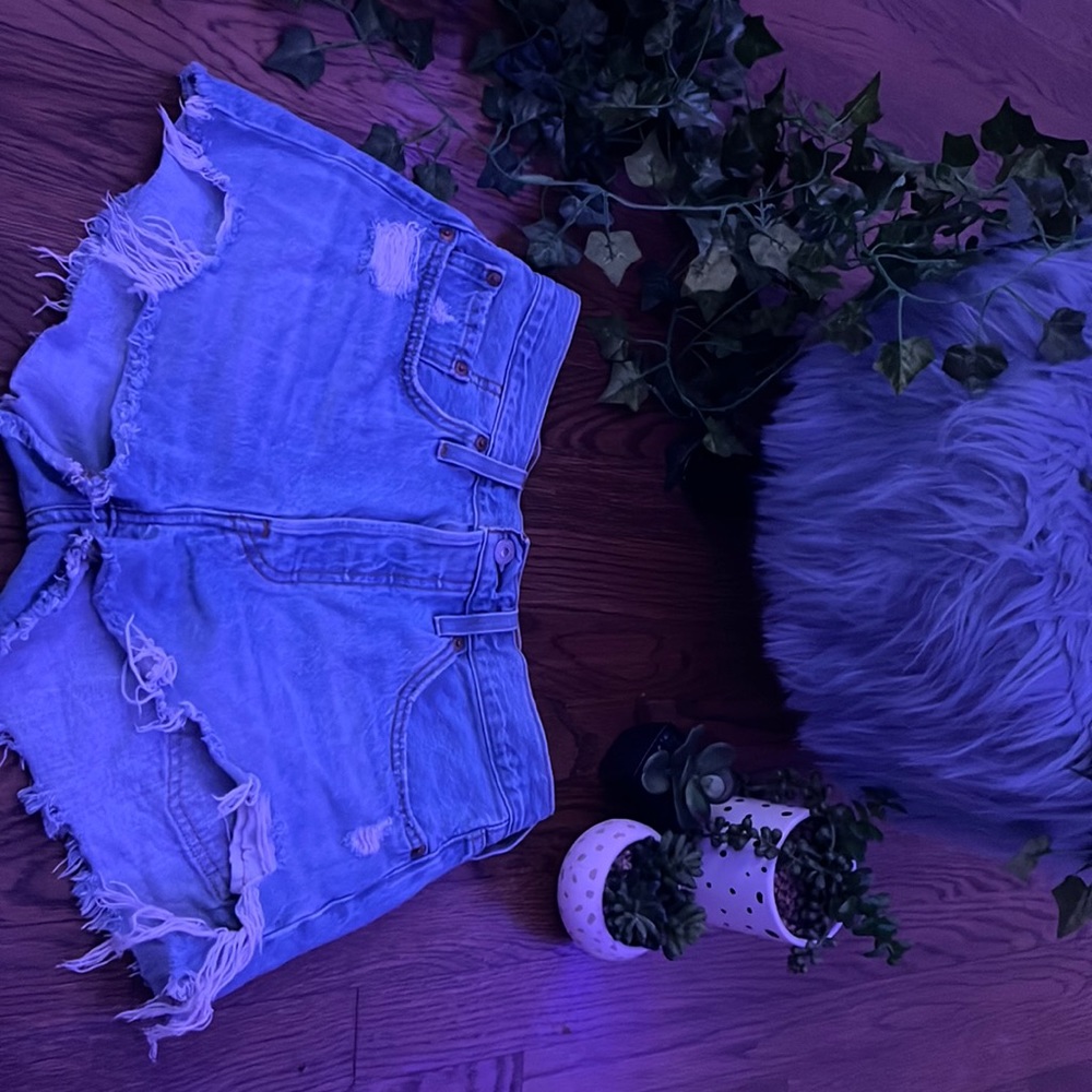 Women’s Levi Jean shorts only worn once 5 buttons